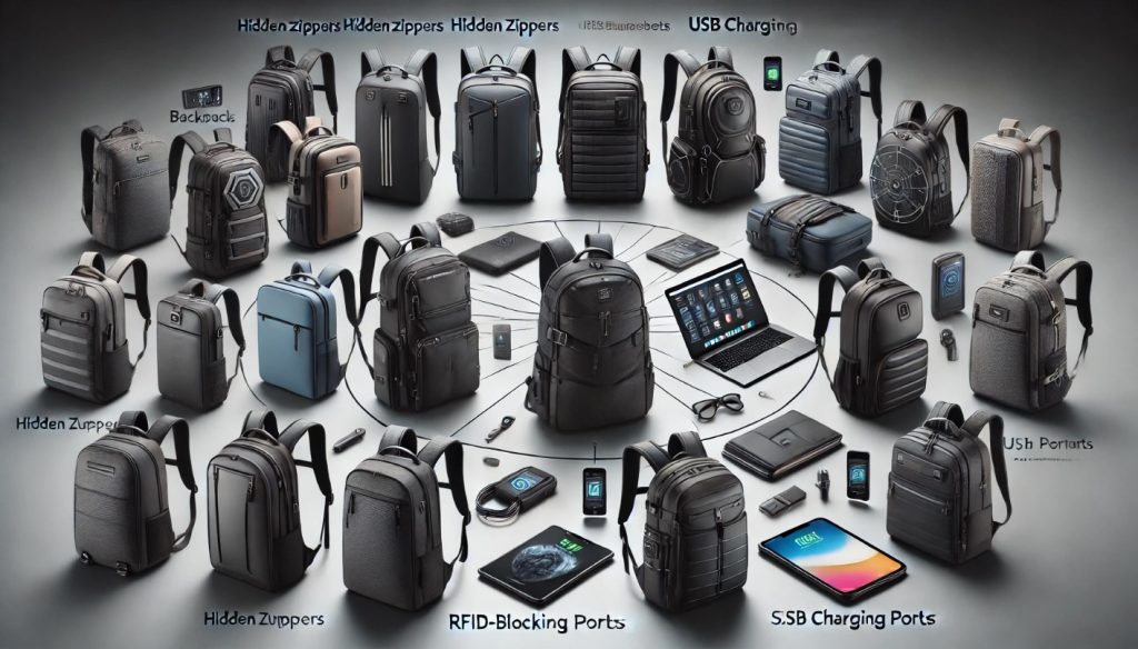 Types of Anti-theft Backpacks